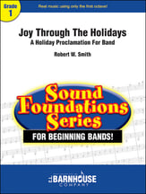 Joy Through the Holidays Concert Band sheet music cover